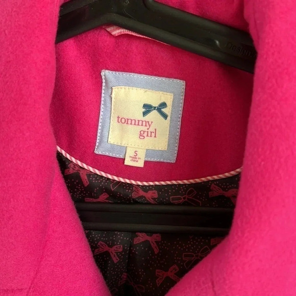Tommy Girl pink pea coat size Small - Picture 4 of 10